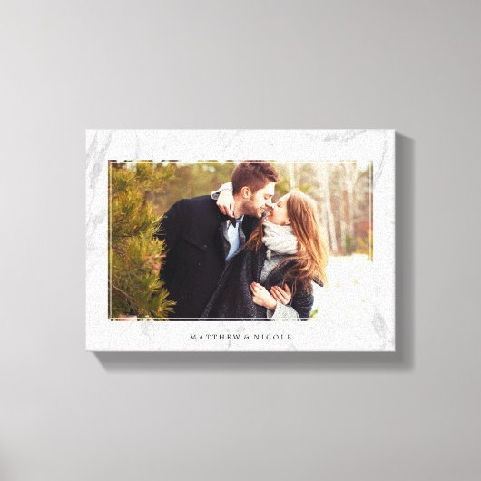 Elegantes Foto aus Marmor Leinwanddruck (Vorderseite)