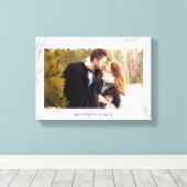 Elegantes Foto aus Marmor Leinwanddruck (Insitu (Holzboden))