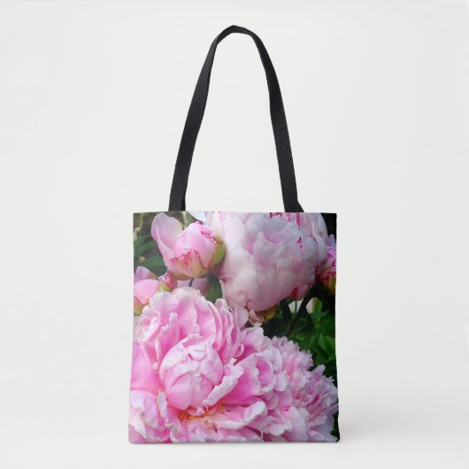 Elegantes Foto aus rosa, blühenden Pinien Tasche (Vorderseite)
