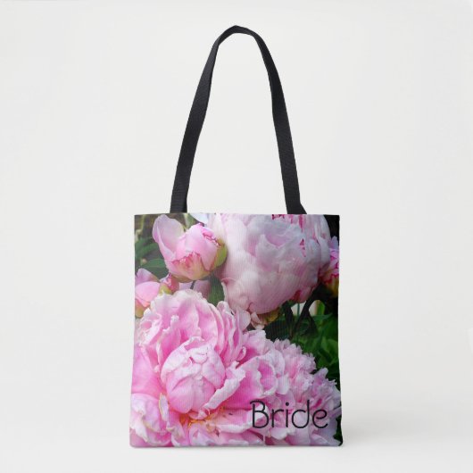 Elegantes Foto aus rosa, blühenden Pinien Tasche (Vorderseite)