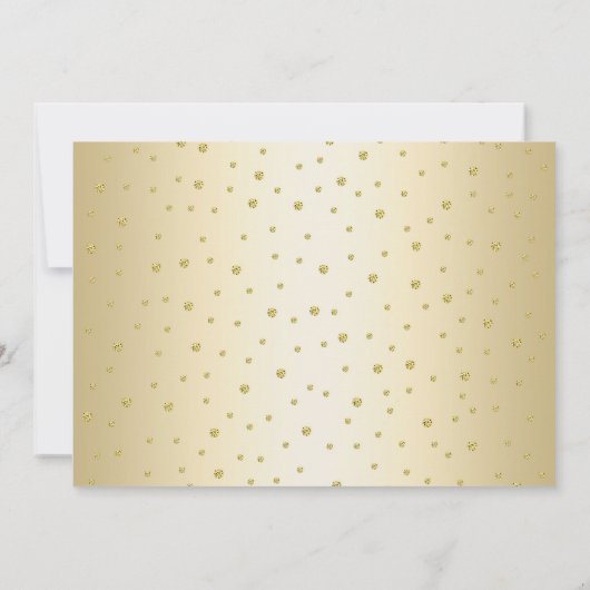 Elegantes Foto aus Weißblütenblättern 50. Geburtst Einladung (Rückseite)