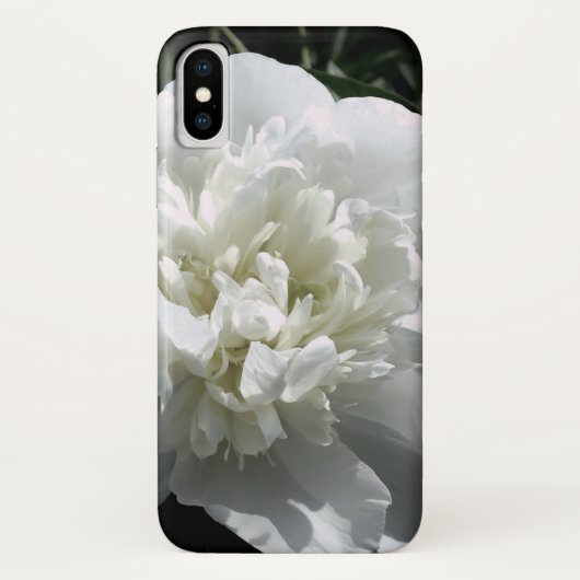 Elegantes Foto aus weißer Blume mit Blumen Case-Mate iPhone Hülle (Rückseite)