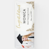 Elegantes Foto-Banner aus dem 2021 Abschluss Banner (Vertikal)