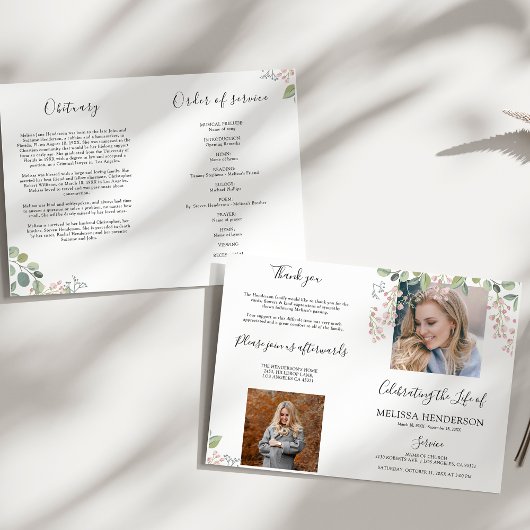 Elegantes Foto Beerdigung | Memorial