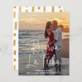 Elegantes Foto Budget Spanische Hochzeit retten Da (Vorne/Hinten)