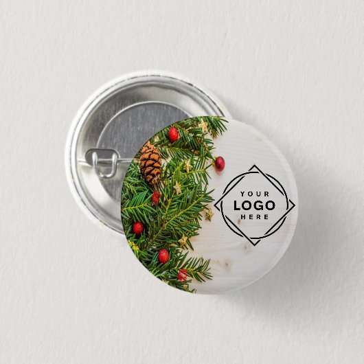 elegantes Foto Button (Vorne & Hinten)