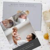 Elegantes Foto Collage Begrüßung Ankündigung