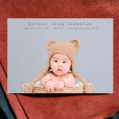 Elegantes Foto Collage Begrüßung Ankündigung