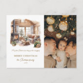 Elegantes Foto Cozy Home Weihnachten (Vorderseite)