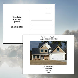 Elegantes Foto, das wir angekündigt haben Postkarte