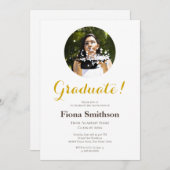 Elegantes Foto der Modernen Schulungspartei Einladung (Vorne/Hinten)