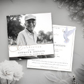 Elegantes Foto der Wasserfarben Einladung