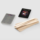 Elegantes Foto Dunkler Herbst Blumenhochzeit Fächer (Non-assembled)