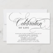 Elegantes Foto Einladung (Vorderseite)