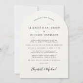 Elegantes Foto Einladung (Rückseite)