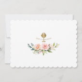 Elegantes Foto Einladung (Rückseite)