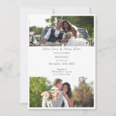 Elegantes Foto Einladung (Vorderseite)