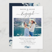 Elegantes Foto Einladung (Vorne/Hinten)