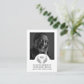 Elegantes Foto, Engel Wings, Gebetskarte Visitenkarte (Stehend Vorderseite)