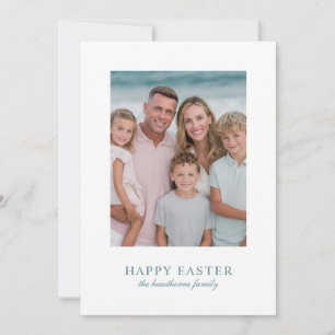 Elegantes Foto Frohe Ostern Feiertagskarte