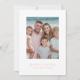 Elegantes Foto Frohe Ostern Feiertagskarte