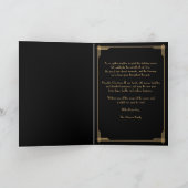 Elegantes Foto Frohe Weihnachten (Innenseite)