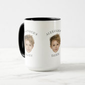 Elegantes Foto für Babys kreieren Sie Ihr Geschenk Tasse (Vorderseite Links)