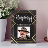 Elegantes Foto für das Love Memory Funeral Program Programm