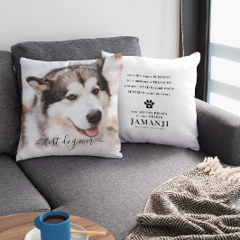 Elegantes Foto für den besten Hund je Kissen