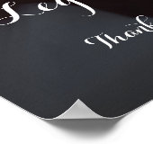 Elegantes Foto für die Begegnung Poster (Ecke)