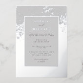 Elegantes Foto für die Einladung zur Hochzeit (Vorderseite)