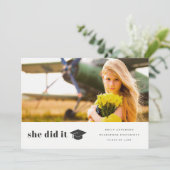 Elegantes Foto für die Fettformatierung Ankündigung (Stehend Vorderseite)