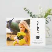 Elegantes Foto für die Fettformatierung Ankündigung (Stehend Vorderseite)