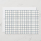 Elegantes Foto für die Fettformatierung Ankündigung (Rückseite)