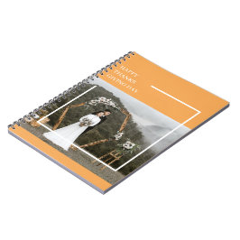 Elegantes Foto für Familien und glückliches Ernted Notizblock