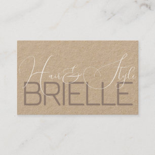 Elegantes Foto für moderne Kalligraphie Visitenkarte