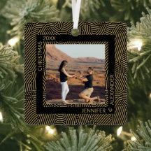 Elegantes Foto für moderne Weihnachtspaare