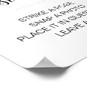 Elegantes Foto Gästebuch (Ecke)