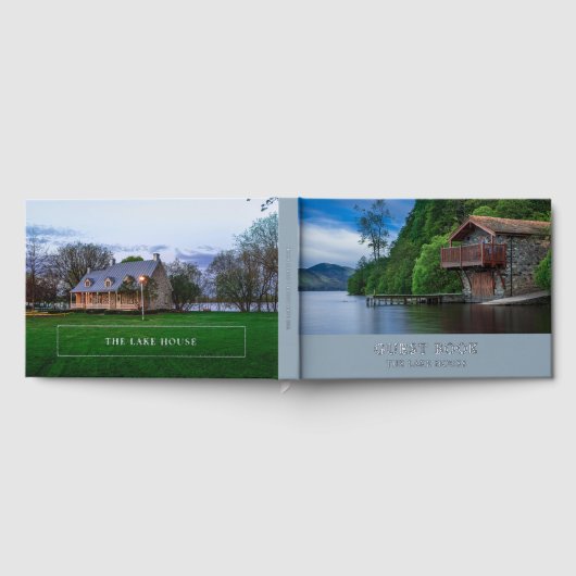 Elegantes Foto Gästebuch (Voll)