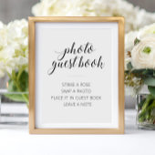 Elegantes Foto Gästebuch