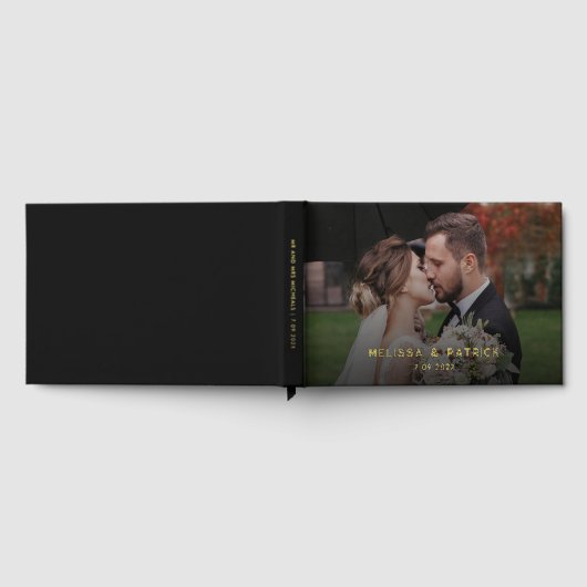 Elegantes Foto Gästebuch (Voll)