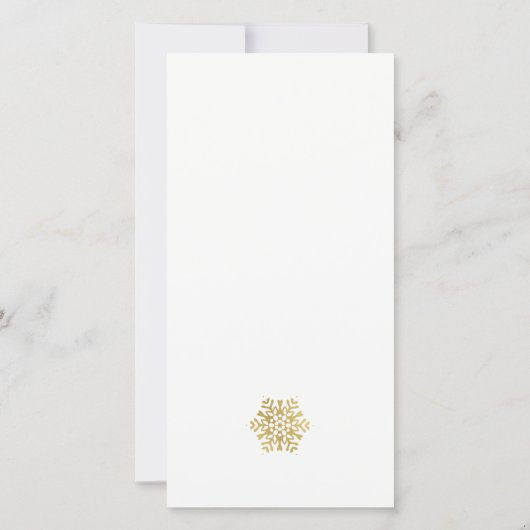 Elegantes Foto-Gedenkmuseum Dankeskarte (Rückseite)