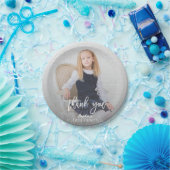 Elegantes Foto Girl Pappteller (Party)