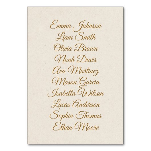 Elegantes Foto Gold Script Tischnummer Card (Rückseite)