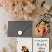 Elegantes Foto Hochzeit Einladung