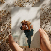 Elegantes Foto Hochzeit Einladung