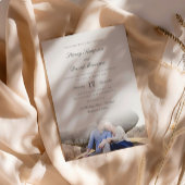 Elegantes Foto Hochzeit Einladung