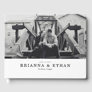 Elegantes Foto Hochzeit Gästebuch