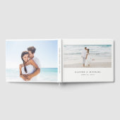 Elegantes Foto Hochzeit Gästebuch (Voll)