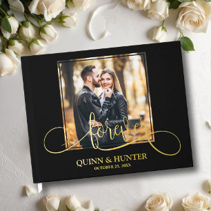 Elegantes Foto Hochzeit Gästebuch